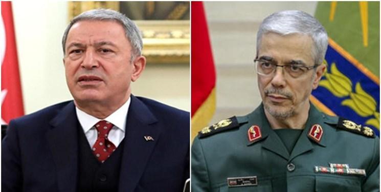 گفت وگوی تلفنی وزیر دفاع ترکیه با سرلشکر باقری درباره کرونا گفت وگوی تلفنی وزیر دفاع ترکیه با سرلشکر باقری درباره کرونا