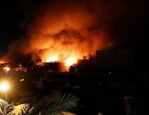 اصابت دو موشک به فرودگاه بغداد اصابت دو موشک به فرودگاه بغداد